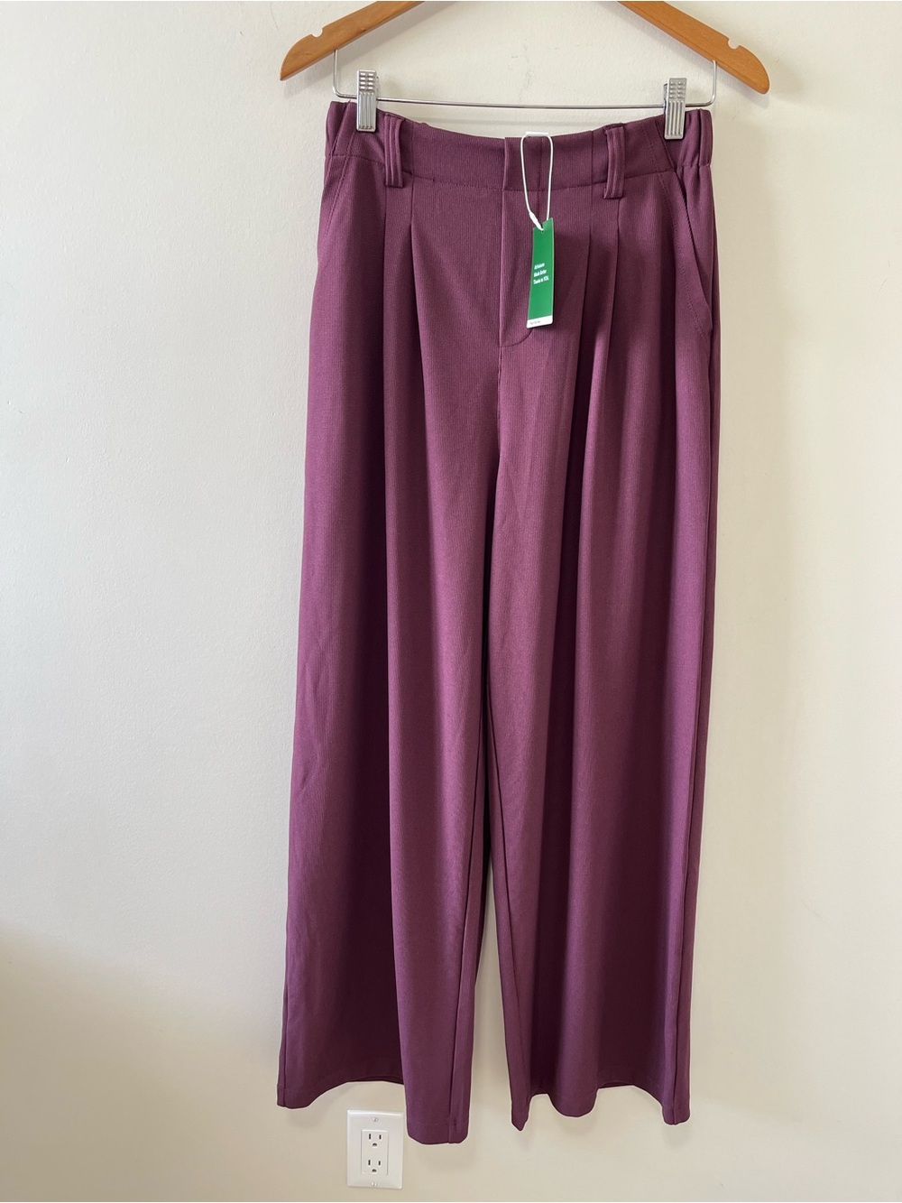 Halara Flex High Waisted Pocket Wide Leg Waffle Work Pants